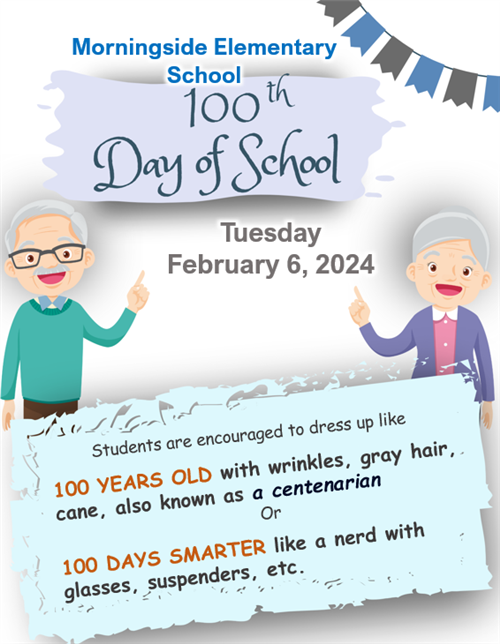 100th Day of School Dress as an old person or a nerd to celebrate being 100 Days smarter!