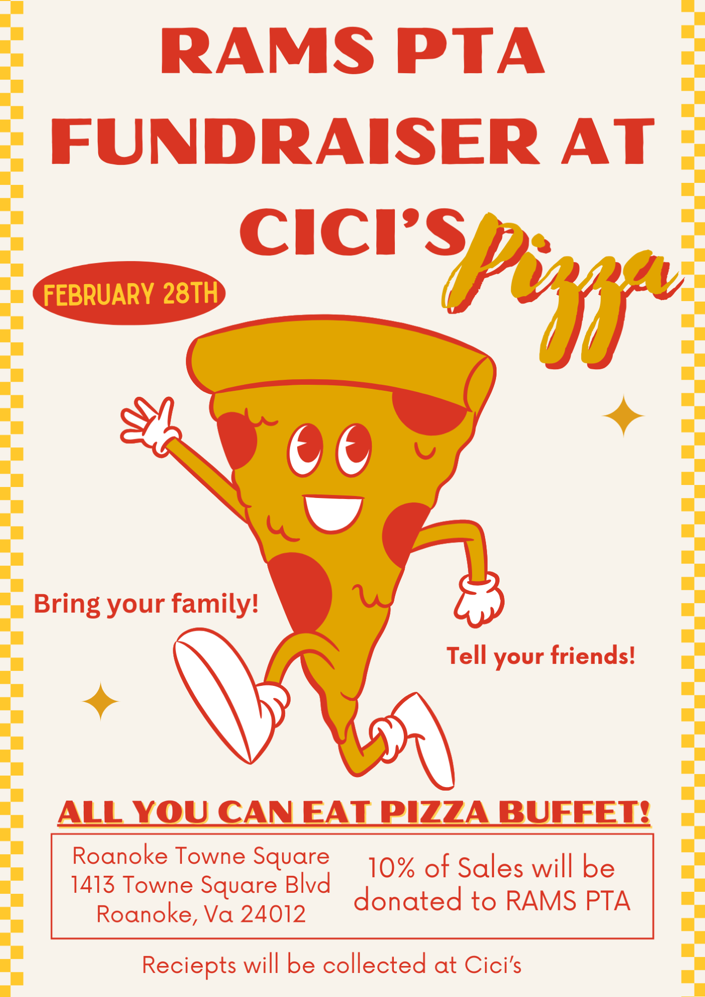  PTA Fundraiser @ CICI's Pizza
