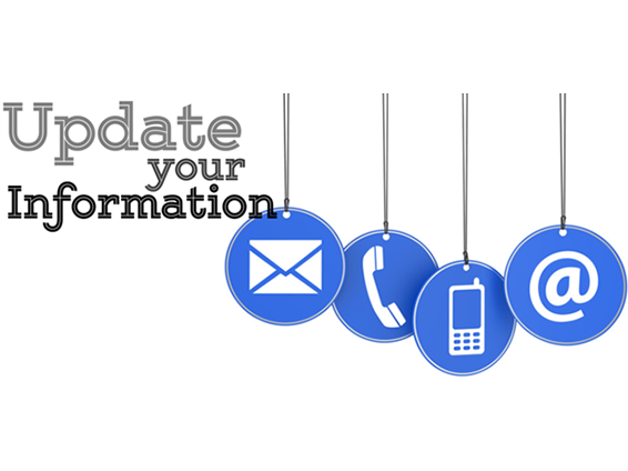  Update your information
