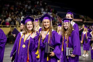 Students graduating